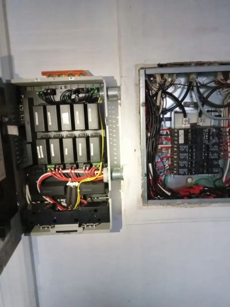 Electrical panel upgrade completed for Indoor Lighting Installation in Laguna Hills